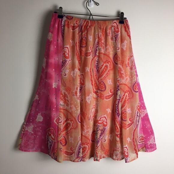 Notations Missy Easter Group Skirt Peach - Picture 10 of 13